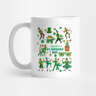 st patricks day march 17 celebrations funny cute design Mug